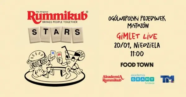 Rummikub Stars w FOOD TOWN / Pojedynek Mistrzów