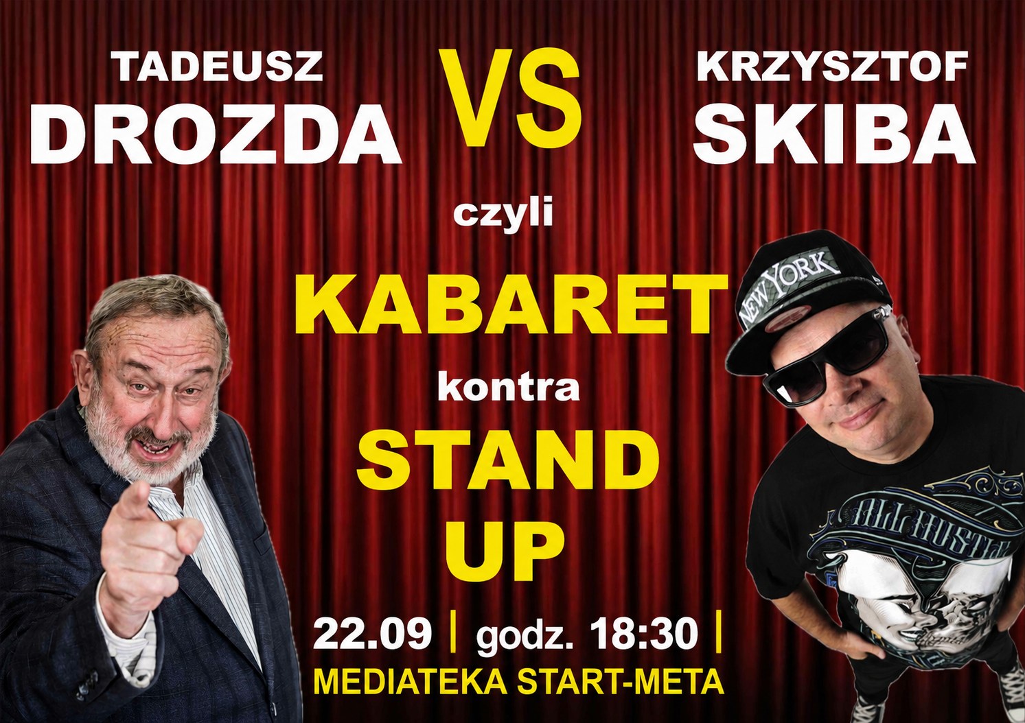 Tadeusz DROZDA vs Krzysztof SKIBA czyli KABARET kontra STAND UP