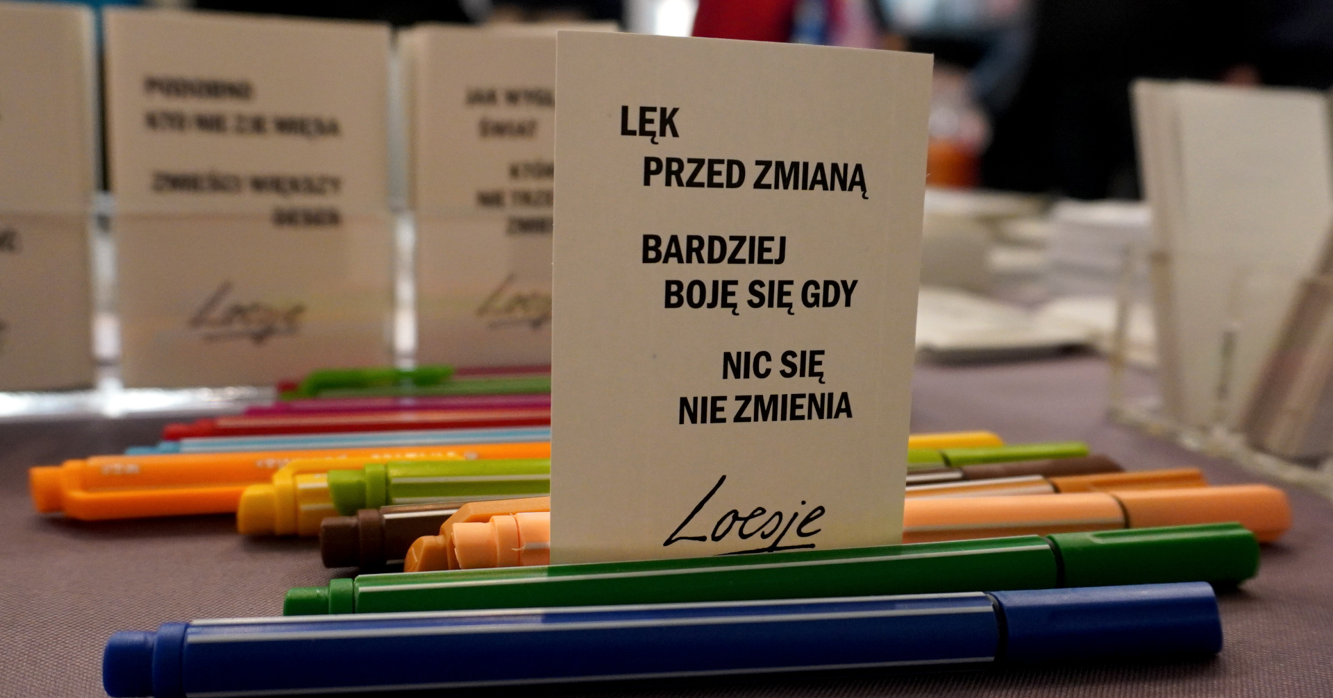 Warsztaty kreatywnego pisania Loesje w Domu Kultury Kadr