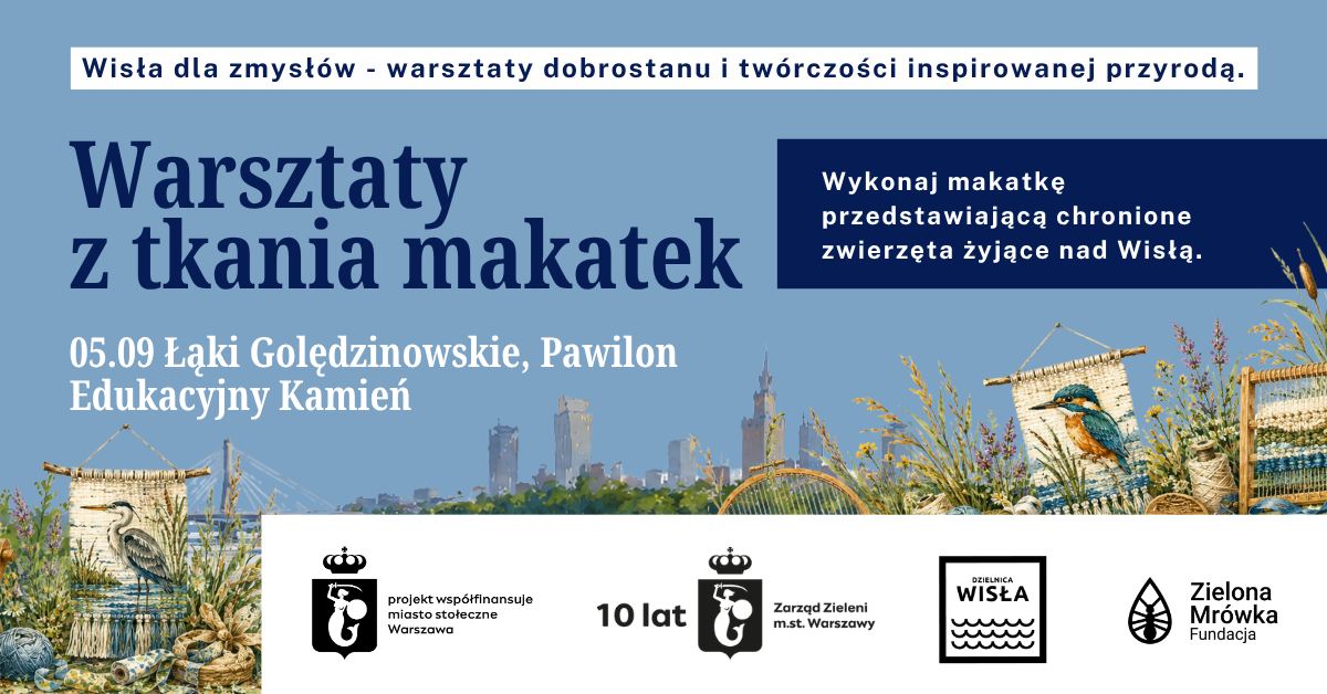 Warsztaty z tkania makatek – Wall Hanging Weaving Workshop