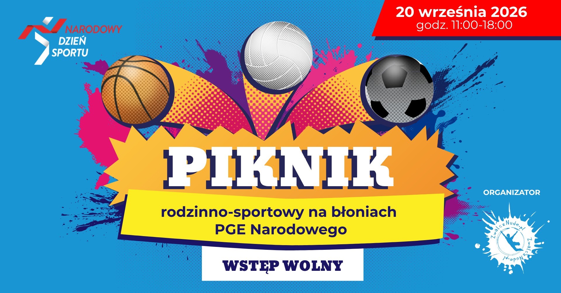 WIELKI PIKNIK SPORTOWY z okazji Narodowego Dnia Sportu 2026