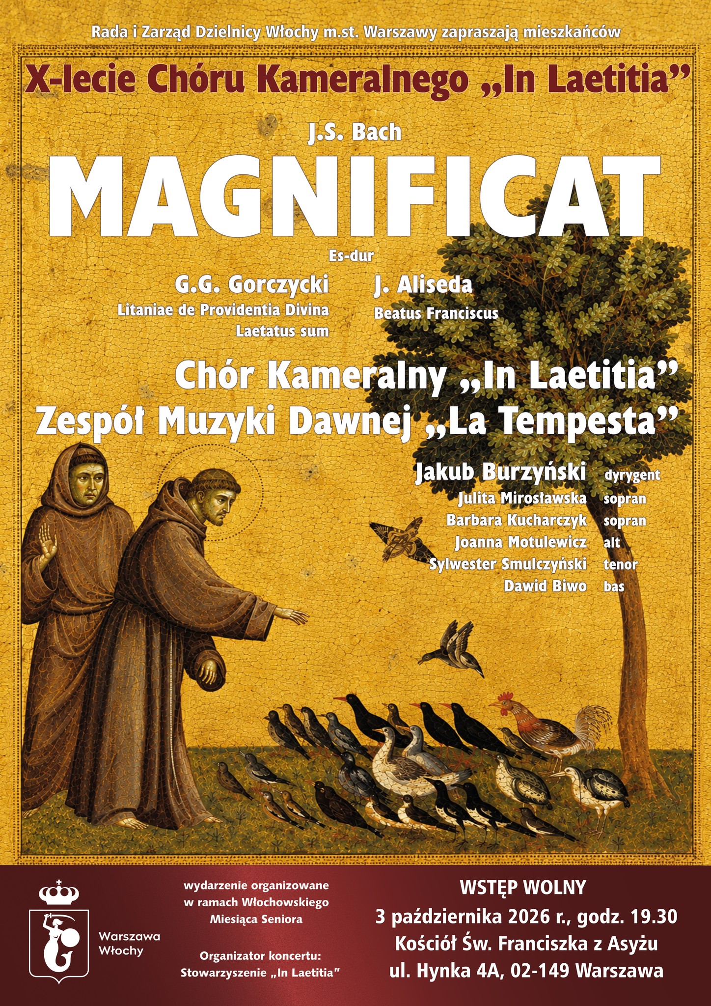 X-lecie Chóru Kameralnego „In Laetitia”