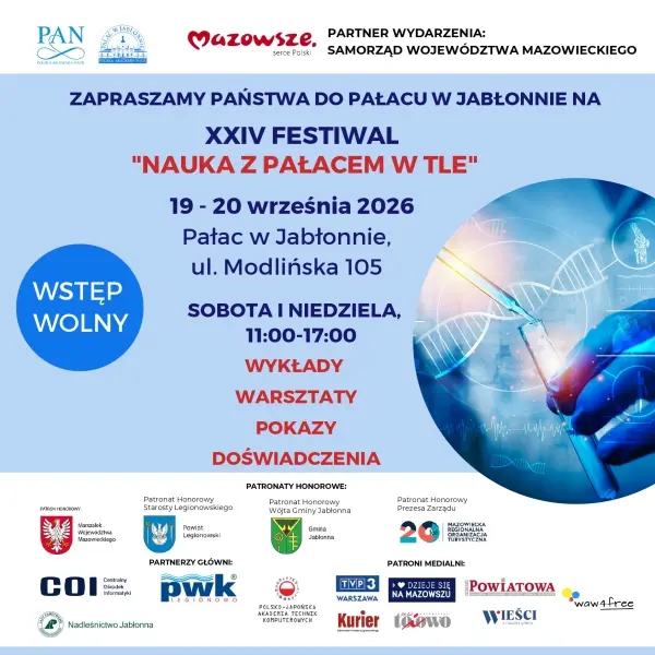 XXIV Festiwal „Nauka z Pałacem w tle”