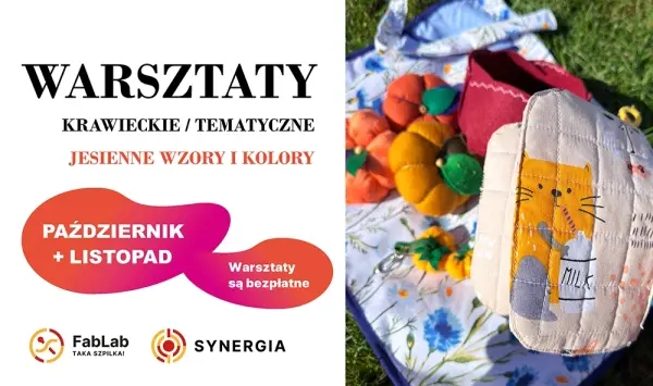 Bezpłatne jesienne warsztaty krawieckie – Pracownia Taka Szpilka!