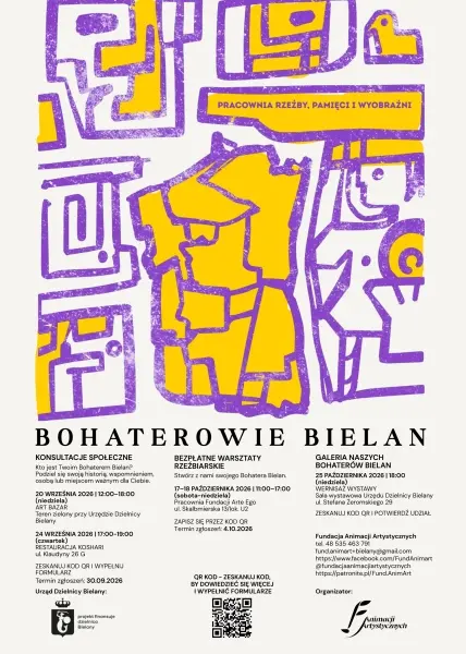 Bezpłatne warsztaty rzeźbiarskie: BOHATEROWIE BIELAN – pracownia rzeźby, pamięci i wybraźni
