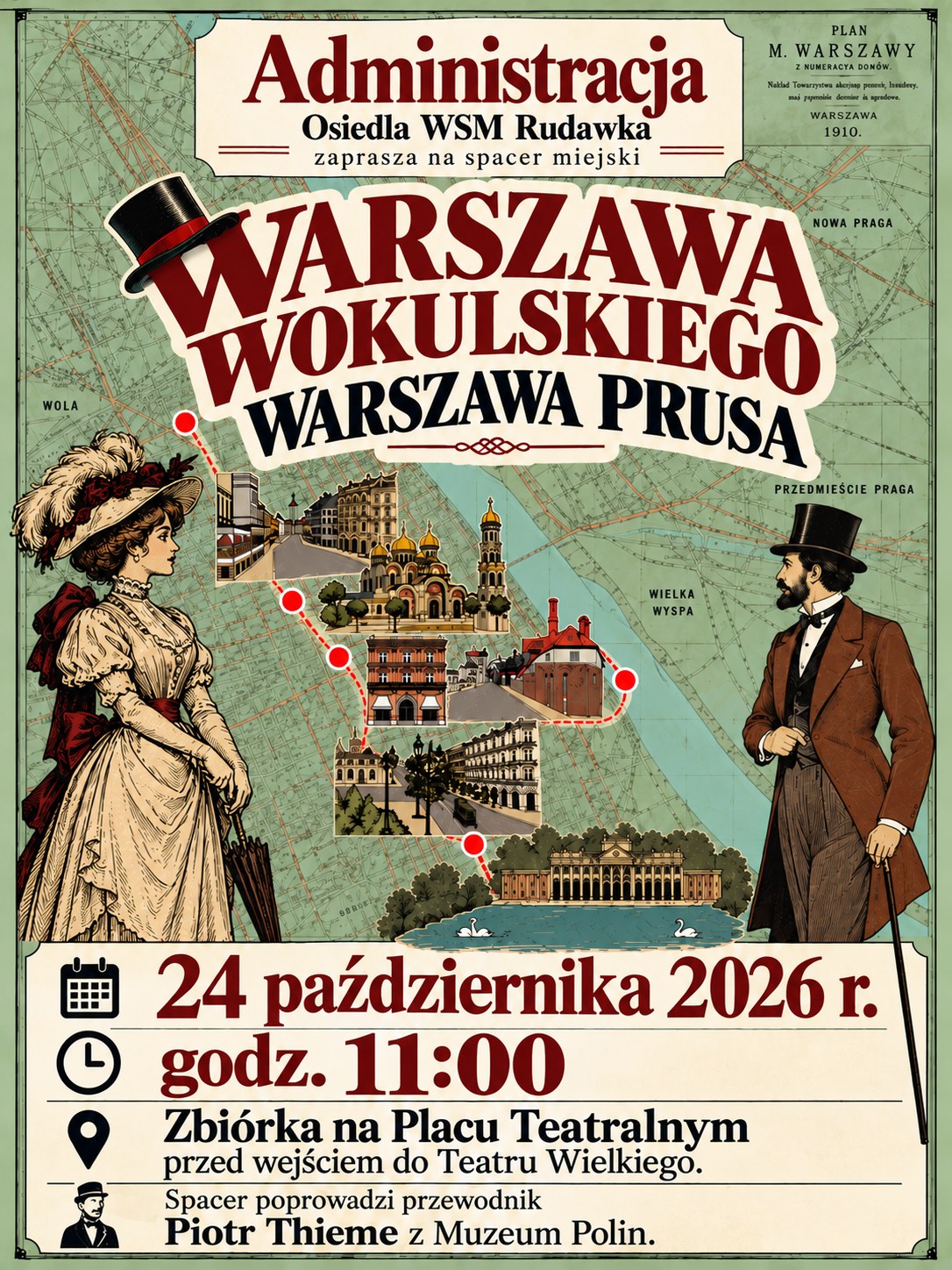 Bezpłatny spacer miejski „Warszawa Wokulskiego – Warszawa Prusa”