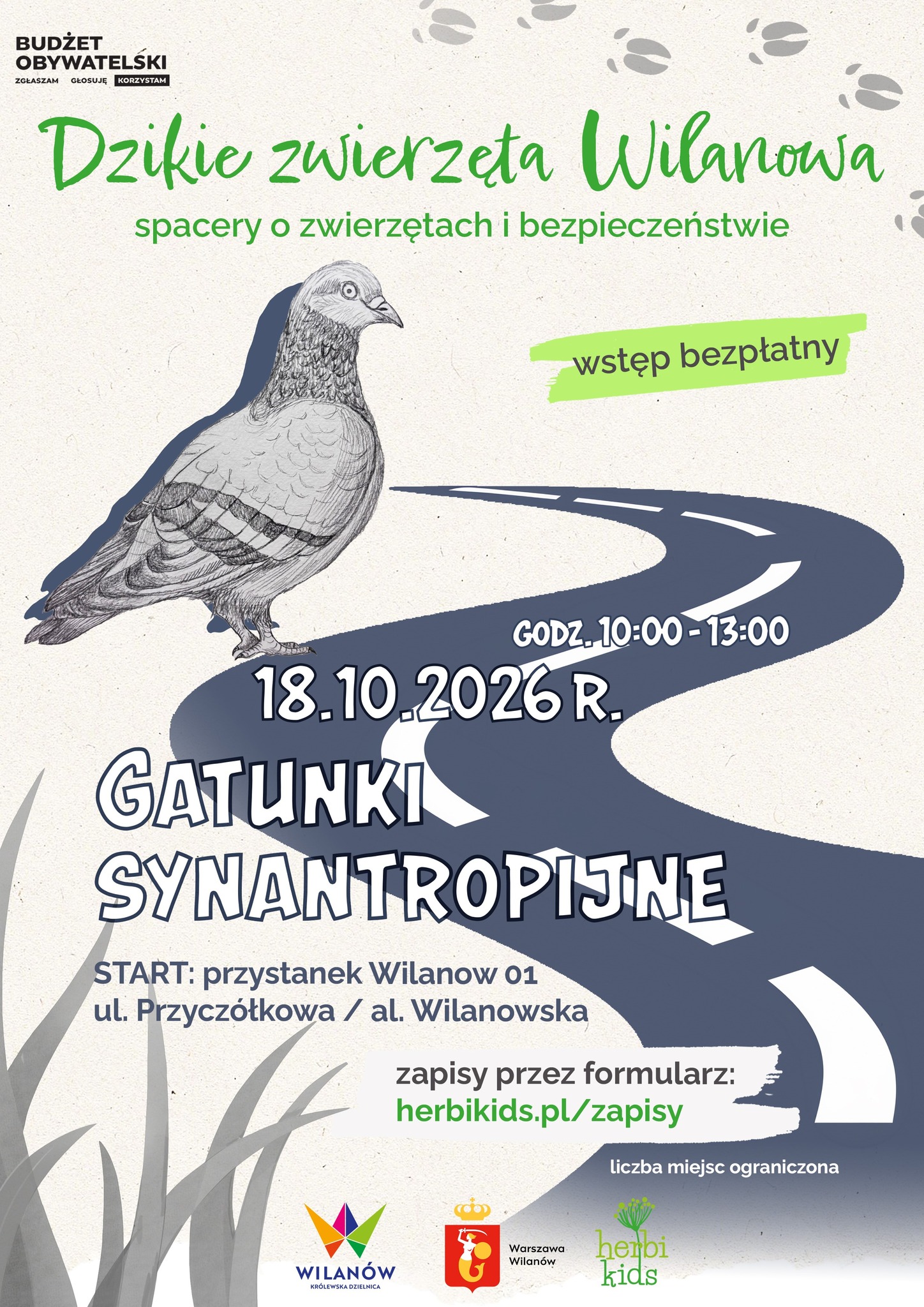 Dzikie zwierzęta Wilanowa