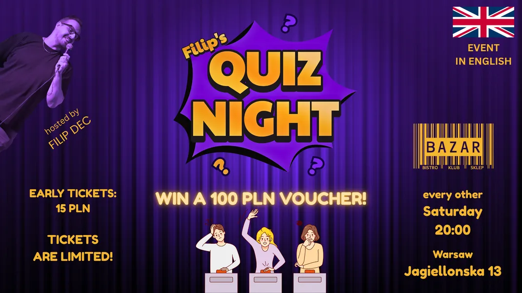 Filip’s Quiz Night (PubQuiz in English)