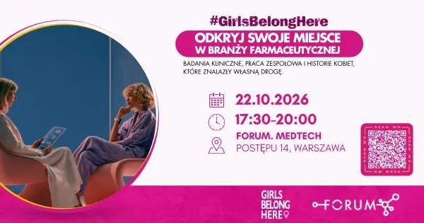 #GirlsBelongHere Odkryj swoje miejsce w branży farmaceutycznej