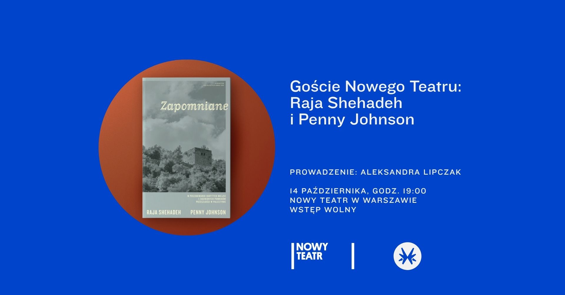 Goście Nowego Teatru: Raja Shehadeh i Penny Johnson