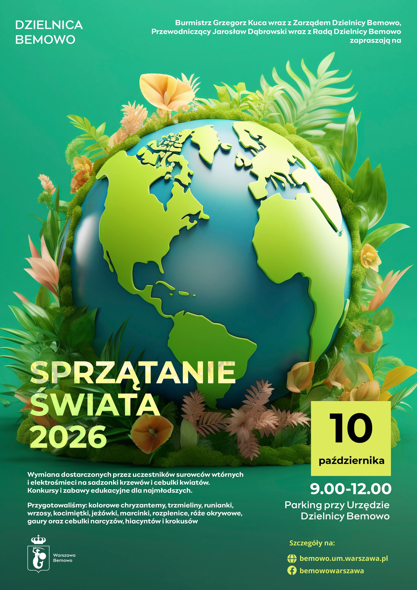 Jesienne sprzątanie świata na Bemowie