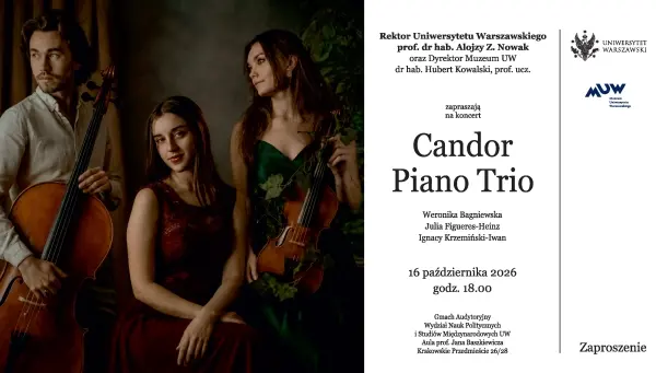 Koncert grupy „Candor Piano Trio”