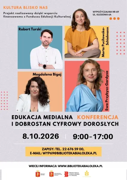 Konferencja „Edukacja medialna i dobrostan cyfrowy dorosłych”