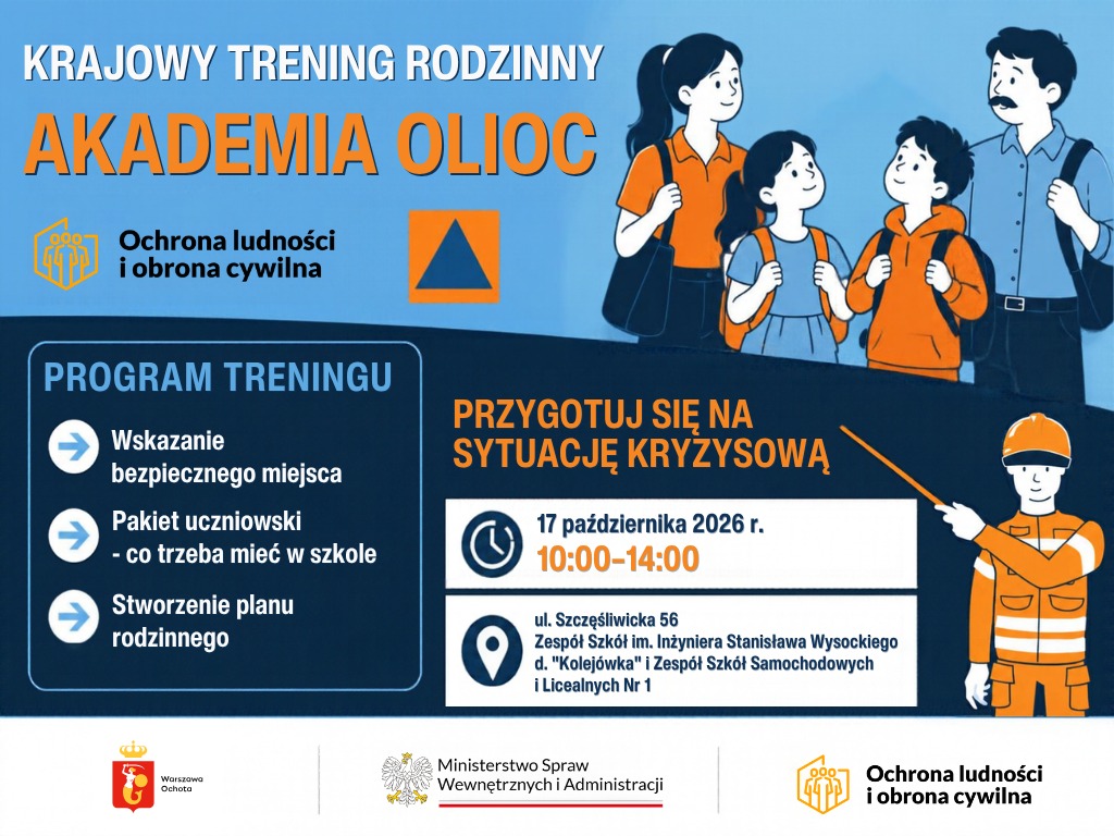Krajowy Trening Rodzinny w ramach Akademii OliOC na Ochocie