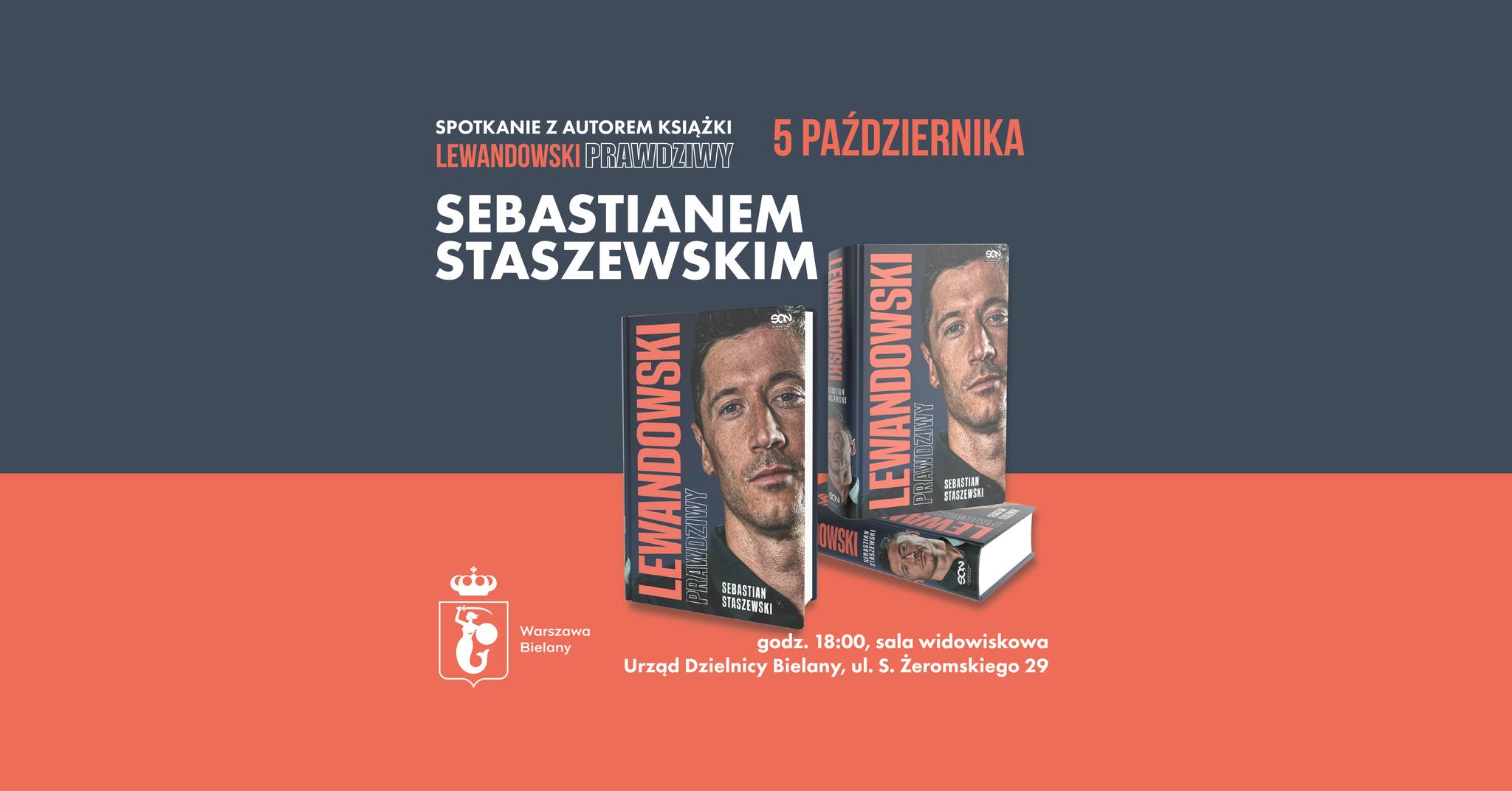 „Lewandowski. Prawdziwy” – spotkanie autorskie z Sebastianem Staszewskim