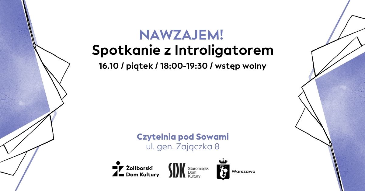 NAWZAJEM! Spotkanie z Introligatorem