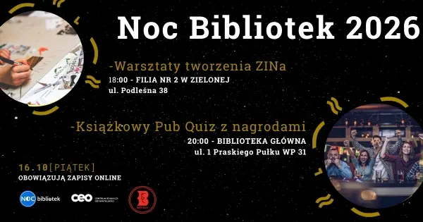 Noc bibliotek 2026 w Wesołej