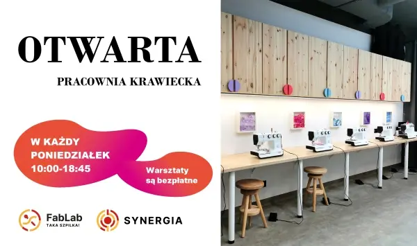Otwarta bezpłatna pracownia krawiecka – Taka Szpilka!