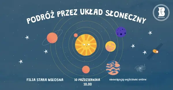 „Podróż przez układ słoneczny” – spotkanie dla rodzin w bibliotece w Starej Miłosnej