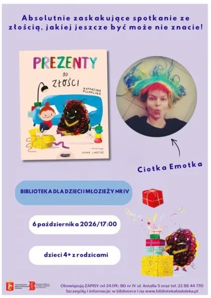 Prezenty od złości – warsztaty z Ciotką Emotką