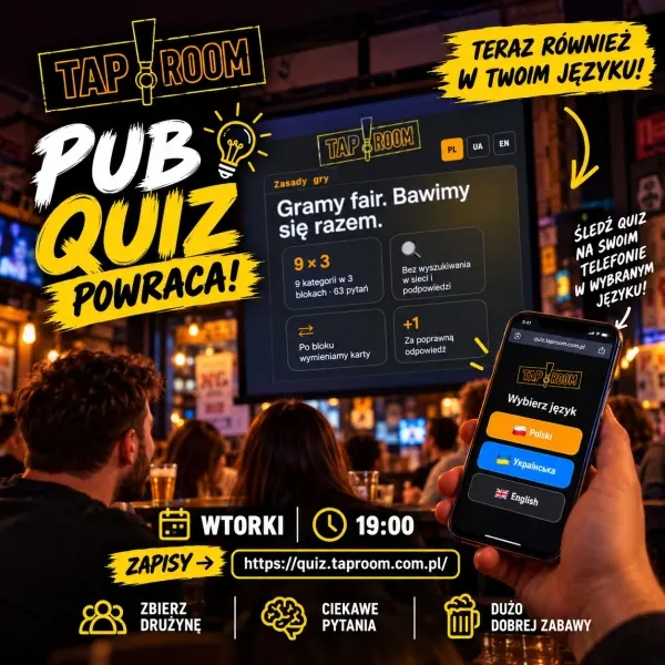 PUB QUIZ NIGHT W TAPROOM