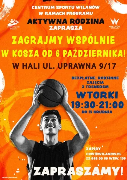 Rodzinne zajęcia koszykarskie