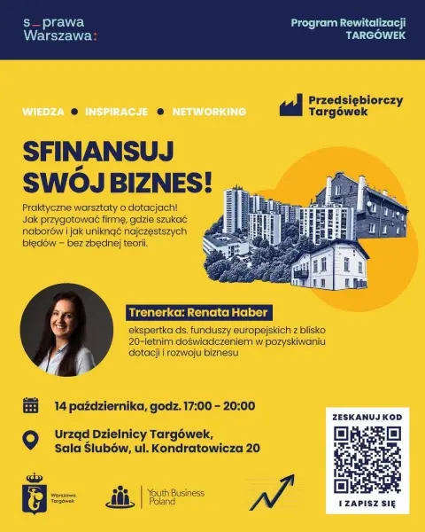 Sfinansuj swój biznes – bezpłatne warsztaty dla przedsiębiorców