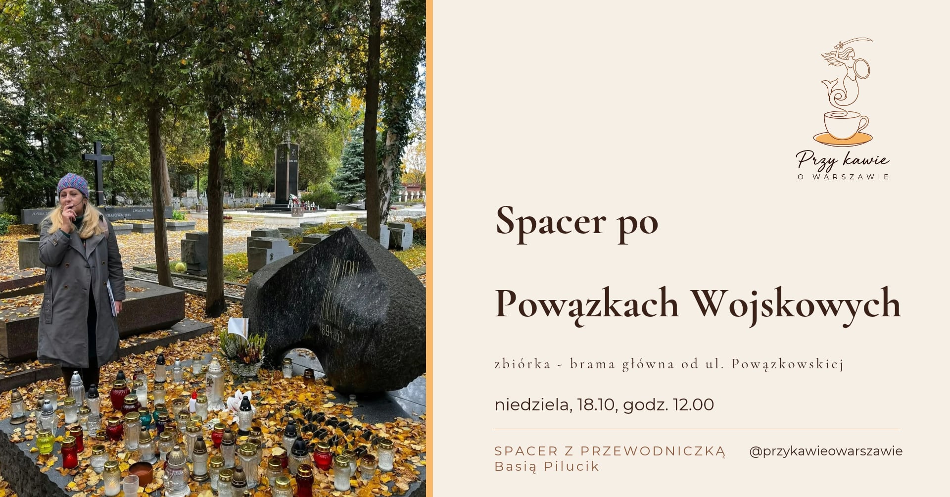 Spacer po Powązkach Wojskowych