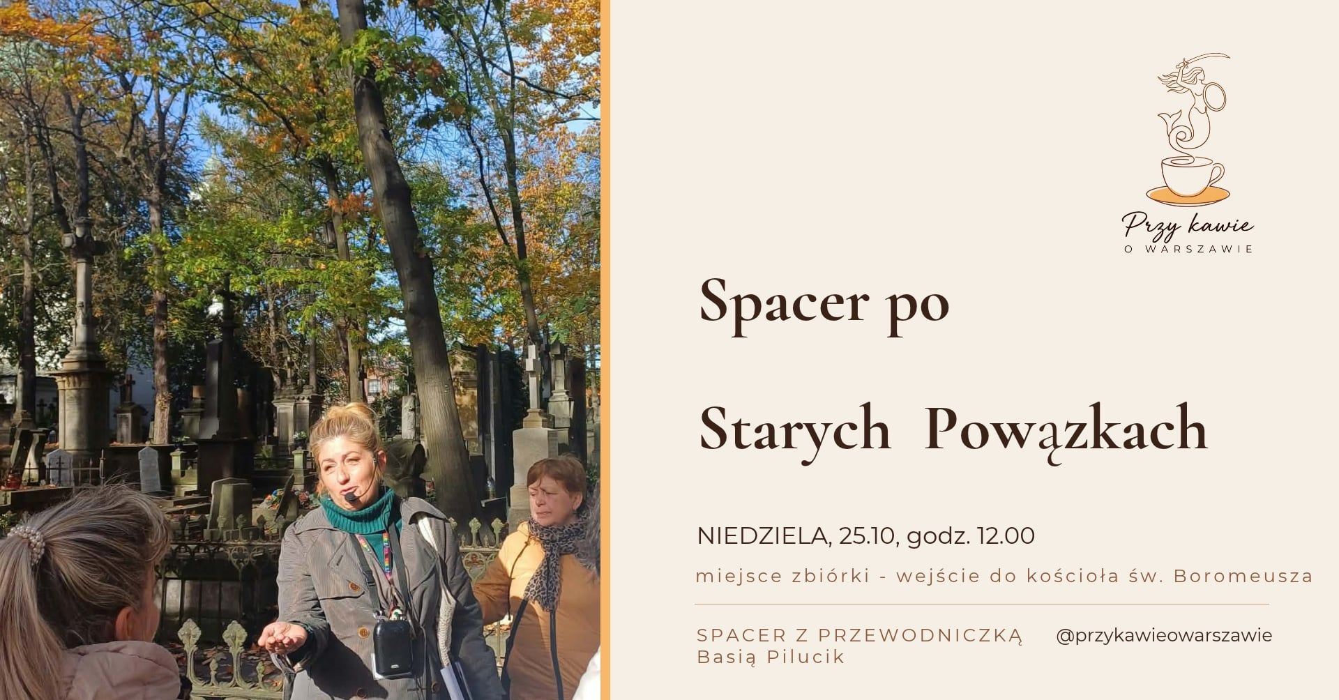 Spacer po Starych Powązkach