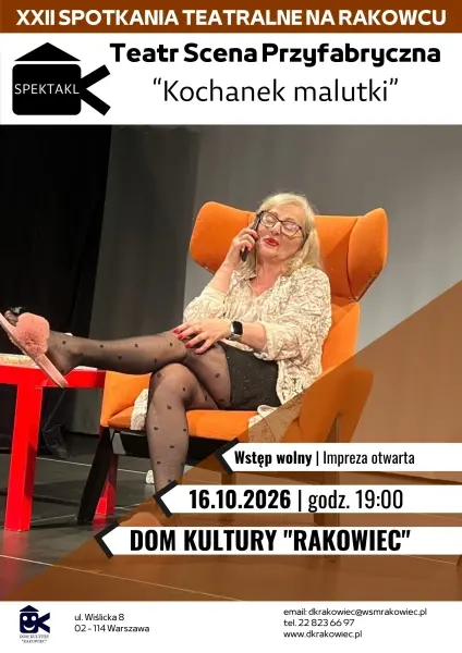 Spektakl „Kochanek malutki” Teatr Scena Przyfabryczna