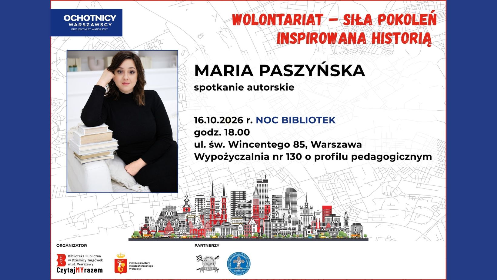 Spotkanie autorskie z Marią Paszyńską