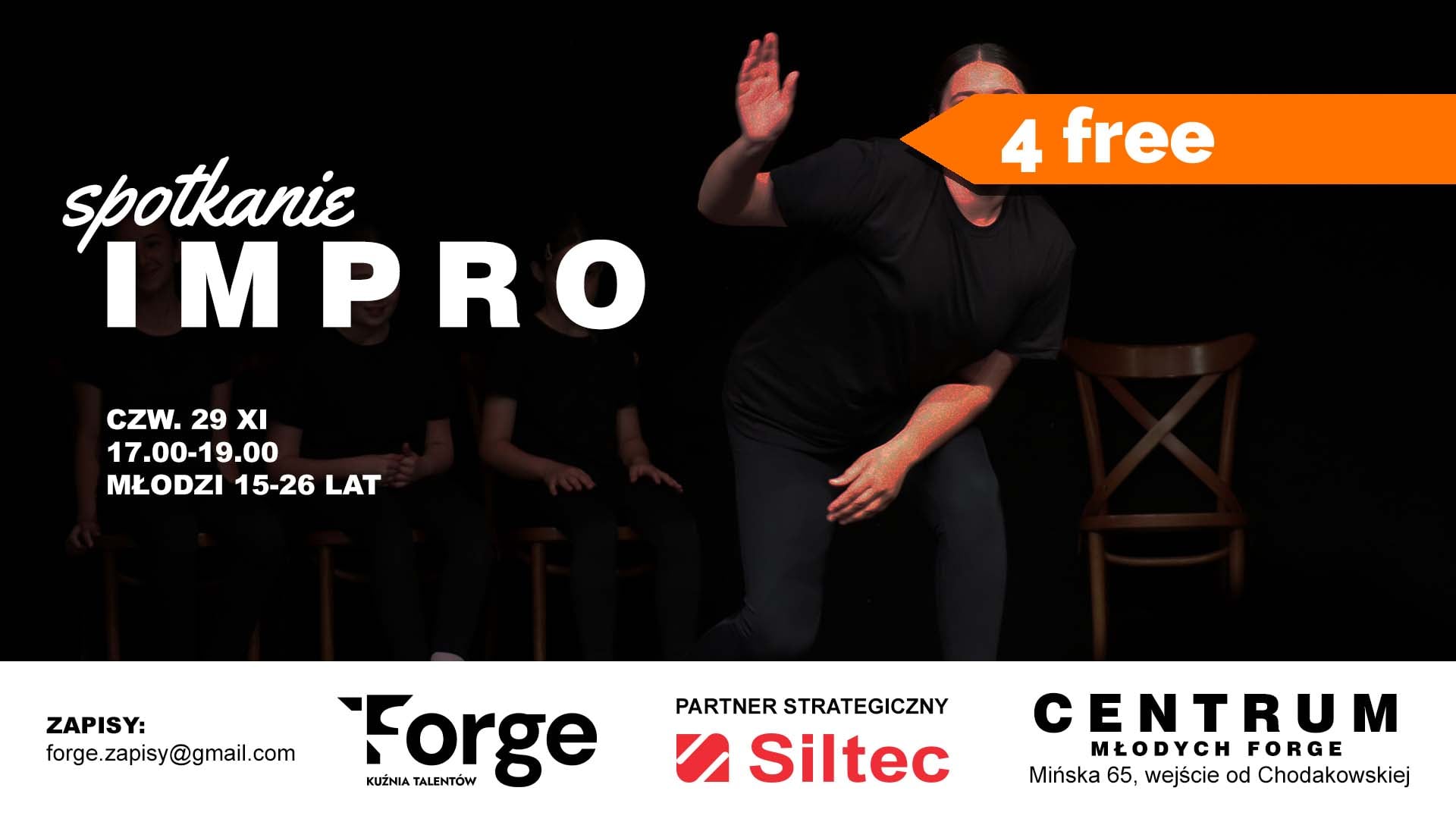 Spotkanie Impro – Wyraź się w scenkach!