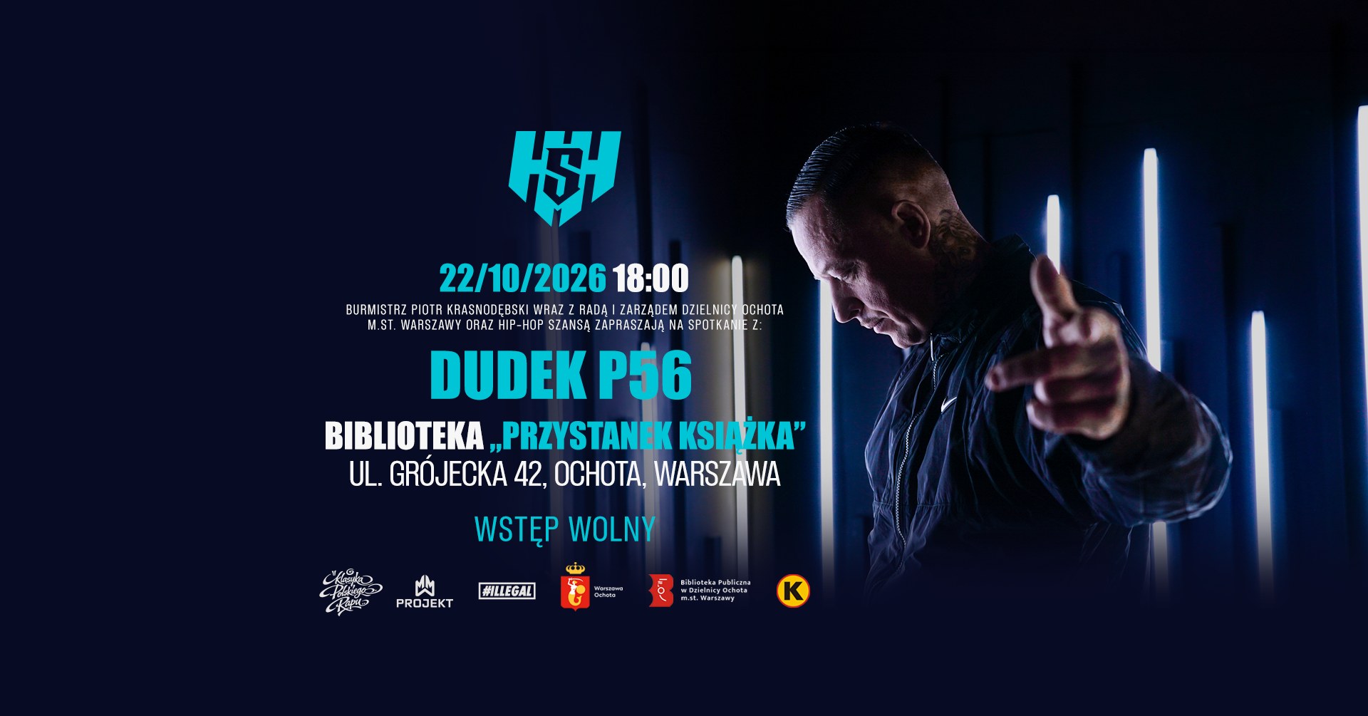 Spotkanie z DUDEK P 56 w Przystanku Książka