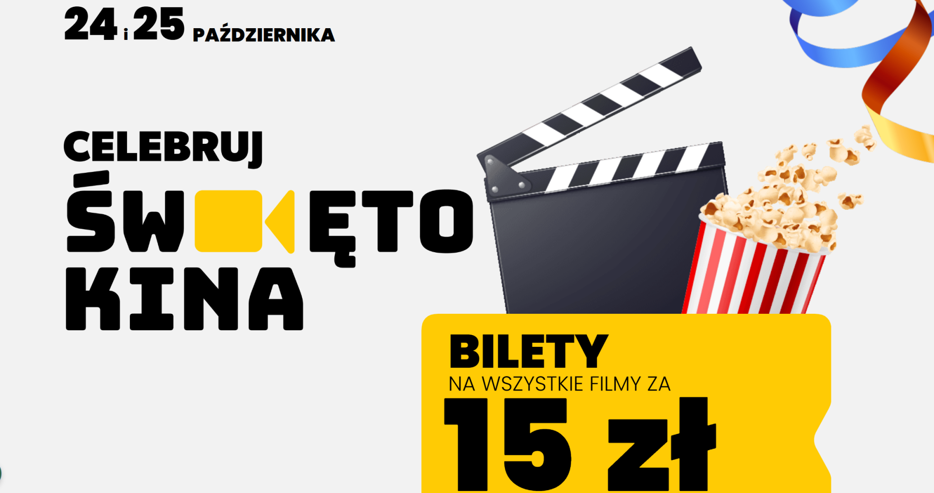 Święto Kina – Wszystkie bilety do kina po 15 zł ( Helios/ Multikino / Cinema City – IMAX/ 4DX/ SCREENX )