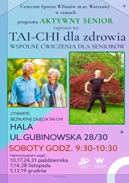 Tai-chi dla zdrowia – wspólne ćwiczenia dla seniorów