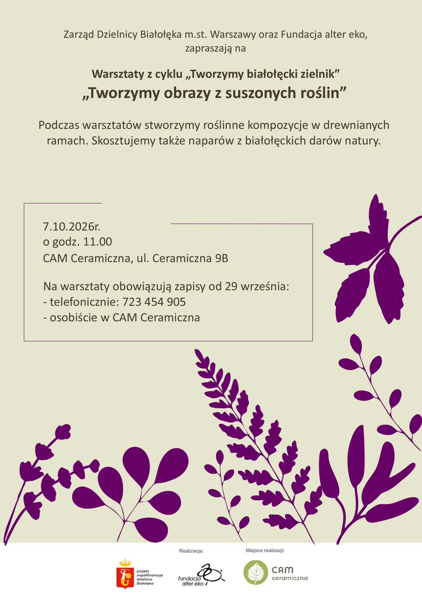 Tworzymy obrazy z suszonych roślin
