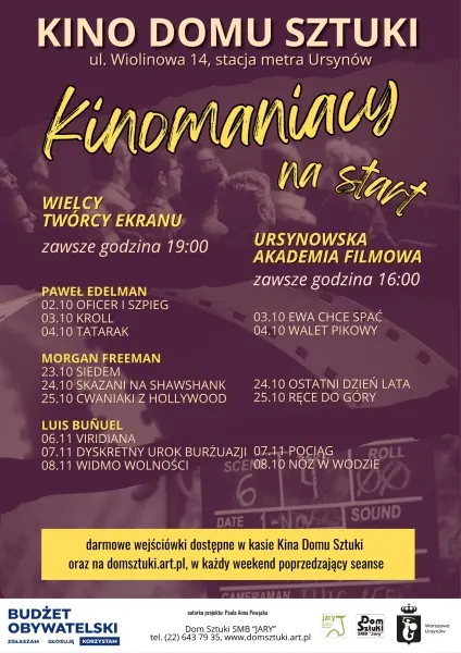 Wielcy twórcy ekranu – pokaz filmu „Skazani na Shawshank”