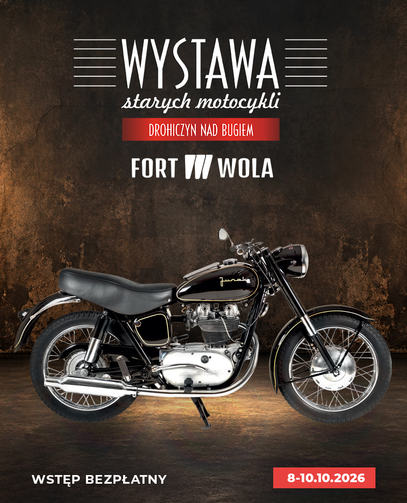 Wystawa starych motocykli w Forcie Wola